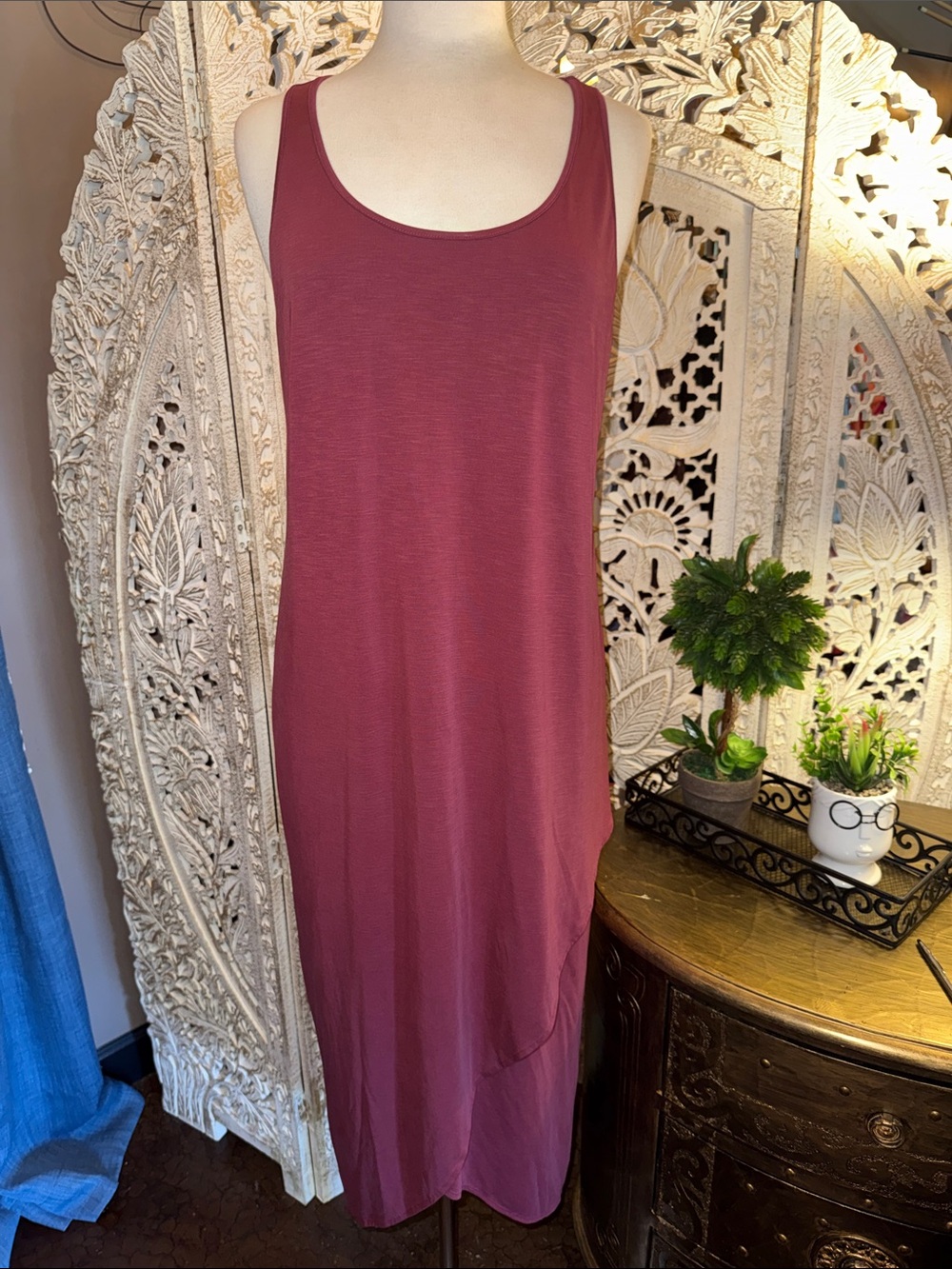 NIC+ZOE Sleeveless Maxi Dress in Mauve